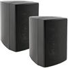 ChiliTec, coppia di altoparlanti da parete a 2 vie, per impianto stereo HiFi, home theatre, 40 Watt, 8 Ohm
