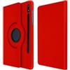 SC E-COMMERCE Cover Rossa per Samsung Galaxy Tab S7 11 T870/T875 | Custodia Protettiva in Similpelle, Supporto Regolabile, Chiusura Magnetica, Funzione Auto Wake/Sleep