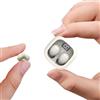 Xmenha Mini auricolari invisibili per bambini, senza fili, cuffie per dormire, Bluetooth, cuffie morbide, cancellazione del rumore per dormire, auricolari spia, per orecchie piccole, lavoro, gaming, per