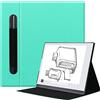 VOVIPO Custodia in pelle a libro ultrasottile con supporto e tasca per tasca per Remarkable 2 10.3 2020 Released Digital Paper-Green