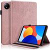 Succtopy Custodia per Xiaomi Redmi Pad SE 8.7 Pollici 2024 Cover in Pelle PU con Porta Penna Xiaomi Redmi Pad SE 8.7 Custodia Protettiva con Funzione di Supporto Case Redmi Pad SE 8.7 Oro Rosa