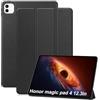 QUSRTMUE Cover per Honor magic pad 4 12.3 Case | Auto Svegliati/Sonno,Custodia pieghevole per tablet con supporto.Nero.