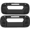 yystao Cover Retroid Pocket 5 console da gioco palmare yystao cover silicone compatibile con Retroid Pocket 5 con cordino da collo antipolvere, antiurto e durevole, nero