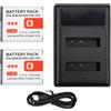 Micacorn 2 Pezzi Batteria NP-BG1 NP-FG1 + Caricatore Compatibile con Sony DSC-H10 H20 H50 H55 H70 H90 HX9V HX10V HX20V HX30V T20 T100 W90 W100 W120 W130 W150 W170 W200 W210 W215 W220 W230 W270 W290 W300