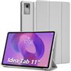 Bighan Custodia Compatibile per Lenovo Idea Tab 11 Pollici, Sottile Smart Folio Supporto Trifold Tablet Custodia Compatibile per Lenovo Idea Tab 11'', TB336FU/TB336ZU, Grigio