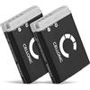 CELLONIC 2x Batteria compatibile con Canon PowerShot SX740 HS, NB-13L