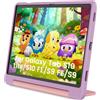 INFILAND Custodia per Bambini per Samsung Galaxy Tab S10 FE / S10 Lite / S9 FE (10,9 pollici)/S9 11 pollici, Cover Antiurto con Supporto e Maniglia, Leggera, Robusta (Lavanda-Rosa)