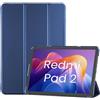 ProCase Cover Xiaomi Redmi Pad 2 11 Pollici 2025, Custodia per Redmi Pad 11 con Auto Sleep/Wake Protettiva Smart Cover -Marina