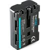 Blumax Batteria NP-FM500H (2000 mAh) | per fotocamera Sony Alpha DSLR/SLT serie EVO II a57 a58 a68 a77/ ii a99 / ii batteria | 7,4 V 14,8 Wh