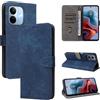 MOJIA Cover per Xiaomi Redmi Note 17 Pro 5G, Custodia Flip Portafoglio per Telefono con Supporto e Slot per Schede, PU Custodia Con Funzione Antifurto RFID. Blu