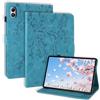 LSPCASA Custodia per Xiaomi Redmi Pad 2 Pro 12.1 pollici 2025 Folio Flip PU Pelle Custodia Protettiva con Funzione Stand Porta Penna Porta Carte Wallet Tablet Cover per Redmi Pad 2 Pro Fiori di Prugna