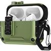 Generic XDcase, custodia magnetica per AirPods Pro 2/1 con supporto (verde)