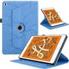 Oduio Custodia per iPad Mini 5/4/3/2/1 (Modèle 2019/2015/2014/2013/2012) 7,9 Pollici Pelle PU Flip Tablet Case con Supporto Girevole di 360°Cover AntiGraffio Antiurto per iPad Mini 5/4/3/2/1, Blu