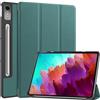 Kepuch Custer Cover per Lenovo Tab P12 PRO 2nd 12.7 2024 / Tab P12 TB371FC TB-370FU 2023,PU-Pelle Case Custodia - Verde