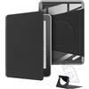 YoungMe Custodia girevole a 360 gradi per Kindle Paperwhite da 6,8 pollici (11a generazione-2021), design magnetico staccabile, custodia protettiva regolabile con supporto posteriore trasparente con