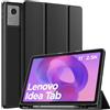 TiMOVO Cover per Lenovo Idea Tab 11 Pollici 2025 con Portapenna, Nero | Compatibile con TB-336ZU/336FU, Supporto per Pen, TPU Morbido, Attivazione/Sospensione Automatica