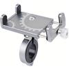 Generic 1 supporto per telefono cellulare da bicicletta, in lega di alluminio, batteria di navigazione fissa per auto elettrica, moto, colore argento