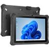 RUGLINE Tablet robusto, 12,2 pollici Windows 11 Pro, Intel N5100, 8GB+128GB, 4G LTE, GPS, Impermeabile, 650nit Heavy Duty Tablet, Nero