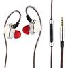 Linsoul 7Hz Salnotes Zero HiFi 10mm Dynamic Driver in-Ear Auricolare IEM con diaframma in metallo composito in acciaio inossidabile Cavo OFC a 2 pin staccabile (bianco, con microfono, 3,5 mm)