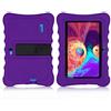 AKNICI Coque pour Tablette Haehne 7 Pouces/LAMZIEN 7/Y88X PRO/JINYJIA 7/ANTEMPER 7/JEJA 7/Pritom 7/YUNTAB Q88H Q88/G-Anica 7, Étui Housse de Protection avec Réglable Support - Pourpre