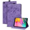 Succtopy Custodia Samsung Galaxy Tab A 10.1 Pollici 2019,Cover in Pelle PU Flip Portafoglio con Porta Penna,Custodia Protettiva con Slot Card per Samsung Tab A 10.1 2019 SM-T510/SM-T515,Viola