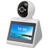 Lazmin112 Videocamera Bidirezionale, Videocamera Intelligente per Videochiamate 2K con Schermo HD, Supporto Scheda SD, Telecamera di Sicurezza Interna per Anziani, Cani
