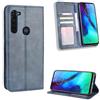 Elubugod Jielangxin Cover per Motorola Moto G PRO,Custodia in Pelle Custodia per Motorola Moto G PRO XT2043-7 XT2043-8 / Moto G8 PRO Custodia Case Cover Blue