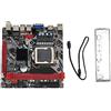 ciciglow Scheda Madre per Computer LGA 1155, Scheda Madre Desktop B75 MS, Scheda Madre DDR3 NVME M.2 WiFi M.2 USB3.0 SATA3.0 ITX
