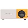 Lazmin112 Mini Proiettore, Videoproiettore Portatile Piccolo da 24 a 60 Pollici con Risoluzione 1920 X 1080 a Grande Schermo con Altoparlanti Integrati, per Film Home Theater All'aperto, da 110 a 240(SPINA UE)