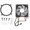 ciciglow Dissipatore Universale per CPU, per Am2, AM4 e S-754 939 940, per LGA 775 1150 1151 1155 1156 1200 1700 1356 1366 (Versione luminosa)