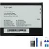 Generic Batteria TLi014A1 1400mAh 3.7V compatibile per One touch Fire 4012 4012A 4012X Pixi 3 4027 4027A 4027D 4027X 4010 4010D 4030 4030D 4030A 5020D Batteria del telefono
