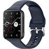 Shieranlee Cinturino di Ricambio per Oppo Watch 2 46mm Cinturino,in Morbido Silicone, per Oppo Watch 2 46mm Smartwatch