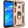 Jielangxin Cover per Huawei Y6s 2019 ,360 Grado Rotazione Protective Custodia Cover per Huawei Y6 2019 MRD-LX1 / Y6 Prime 2019 MRD-L21 MRD-L21A / Y6s JAT-LX1 JAT-LX3 JAT-L29 JAT-L41 Custodia Case Cover Gold