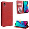 Elubugod Jielangxin Cover per Huawei Honor 8S,Custodia in Pelle Custodia per Huawei Honor 8S KSE-LX9 / Honor Play 8 / Honor Play 3e KSA-AL00 KSA-TL00 Custodia Case Cover Red