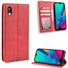 Elubugod Jielangxin Cover per Huawei Y5 2019,Custodia in Pelle Custodia per Huawei Y5 2019 AMN-LX1 AMN-LX2 AMN-LX3 AMN-LX9 AMN-L21 AMN-L29 Custodia Case Cover Red