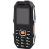 Lazmin112 Cellulare Con Tasti Grandi Per Anziani, Doppia Sim Doppia Modalità Standby, Fm, Video, Ebook, Calendario, Sveglia, 13 Lingue, Torcia Led, (Spina europea)