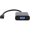 Dpofirs Adattatore da HDMI a VGA, adattatore convertitore video attivo da HDMI a VGA 1080P con audio stereo da 3,5 mm per 4B PC, proiettore, HDTV