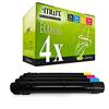 Mehrwegtoner 4x Kraft Office Supplies cartuccia del toner compatibile per Xerox WC 7120 7125 7220 7225 S T i sostituisce Set Black Cyan Magenta Yellow