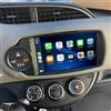 Uposao Autoradio Android 2 Din compatibile con Yaris 2012-2017, touchscreen da 9, Android 14, Wireless Carplay, con navigazione GPS, Wireless Carplay, Android Auto, Bluetooth, telecamera posteriore