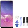 Gugxiom LCD per S10 Plus, Display LCD OLED Touch Screen S10+ Gruppo Digitalizzatore di Ricambio per S10 Plus SM G975F G975U G975W G975A, 6,4 Pollici (Gold)