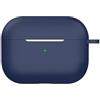 FTRONGRT Cover per Auricolare Bluetooth in Silicone per Airpods pro 2 Cover, Antiurto, Custodia da Trasporto Compatibile Airpods pro 2 Auricolare Bluetooth.Blu Navy