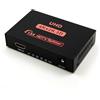 VKBAND Splitter HDMI 1 in 4 Out V1.4 Alimentato 1x4 Porte Box Supporta Full Ultra HD 1080P 4K/2K e risoluzioni 3D (1 ingresso a 4 uscite)