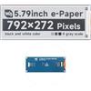 Waveshare 5.79inch E-Paper Display Module(With PCB), 792x272 Pixels, Black/White, SPI Interface, Support Partial Refresh, Ideal for Price Tags, Shelf Labels, Industrial Instruments...