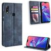 Elubugod Jielangxin Cover per ASUS Zenfone Max PRO M2,Custodia in Pelle Custodia per ASUS Zenfone Max PRO M2 ZB631KL ZB630KL Custodia Case Cover Blue
