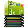 Mehrwegtoner 4x MWT Toner compatibile per Samsung CLP 607 610 660 ND N sostituisce CLP-660B Set Blue Rosso Giallo