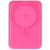 LA CASA DE LAS CARCASAS PowerBank MagSafe Rosa Fluo 5.000 mAh - Batteria Esterna Portatile iPhone | MagSafe 15 W, 5000 mAh, rosa fluo, leggera e compatta, batteria esterna portatile magnetica per iPhone, Power Bank