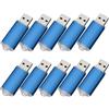 Fenglangrong Yaxiny - 10 chiavette USB 2.0 Blu 1 Gb