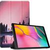 FTRONGRT Cover per Samsung Galaxy Tab S8 Ultra Cover, Ultrasottile Custodia in Pelle PU, con Stand per Samsung Galaxy Tab S8 Ultra -Crepuscolo