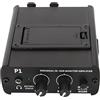 Tosuny Amplificatore per Cuffie, Mixer Passivo Stereo a 2 Canali, Amplificatore Stereo da 3,5Mm con Manopole di Controllo del Volume e del Bilanciamento, Doppi Ingressi XLR