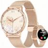 Jugeman 2026 Smartwatch Donna Orologio Chiamate Bluetooth,1.32 Tondo Touch,120+ Modalità Sportive Fitness Watch,Orologio Smartwatch Donna con Contapassi,IP68 Fitness Tracker per iOS Android